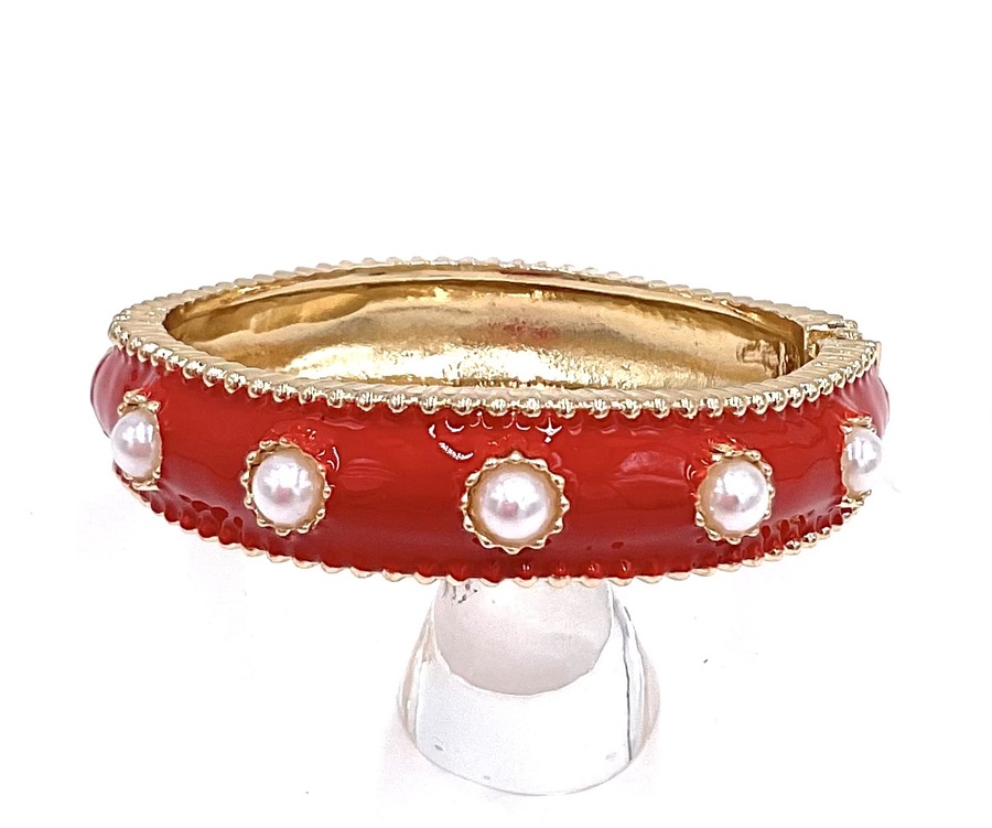 ARGELOUSE PERLE ROUGE BRIQUE